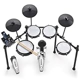 Alesis Nitro Max Kit Elektronische Schlagzeug mit Quiet Mesh Pads, 10' Dual Zone...