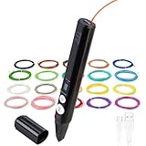 PEARL FreeSculpt 3D Drucker Stift: Kompakter 3D-Stift, USB-C-Stromversorgung, 20...