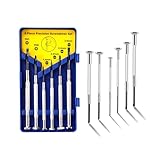 MUXIJIA 6 in 1 Mini Feinmechaniker Schraubendreher Set, Uhrmacherwerkzeug Set,...