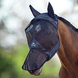 Harrison Howard CareMaster Pferde Fliegenmaske UV-Schutz Ohren und Nasenschutz...