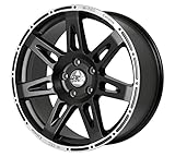 Alufelge W-TEC Extreme 8,5x20 Lochkreis 5x120 Schwarz-Silber Sommerfelgen
