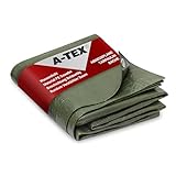 A-TEX® Abdeckplane 90g/m² (Grün, 2 x 3 m) | Verschiedene Stärken, Größen...