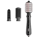 BaByliss Style Smooth 1000, 3-in-1 Warmluftbürste zum Föhnen, Glätten und...
