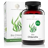 MAISON NATURELLE® | Bio Chlorella Presslinge (500 Stück) - 100% reine Algen...