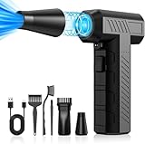 Elektrische Staubgebläse, 3-Gang 150000 U/min Compressed Air Duster, Cordless...