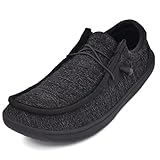 JACKSHIBO Barfußschuhe Herren Minimalistische Barfussschuhe Leicht Atmungsaktiv...