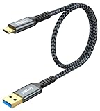 SUNGUY USB C Kabel, USB-C auf USB 10Gbps Typ C Kabel und Nylon geflochtenes...