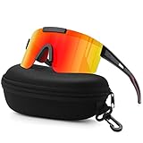 suoso Sportbrille Polarisiert Radsportbrillen Fahrradbrille Schnelle brille für...