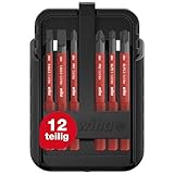 Wiha Bit Set slimBit electric Schlitz, PH, PZ, PlusMinus/PZ, TORX® 12-tlg.I...