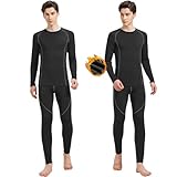 Uniuni Thermounterwäsche Herren Winter Skiunterwäsche Warm Thermo Unterwäsche...