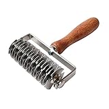 XIZHI Pizza Gitter Roller Gitterroller, Gitterwalze Edelstahl Teig Gitter Top...