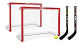 SKLZ Pro Mini Hockey Set, mit 2 Tore, 2 Schlägern und 1 Ball, eine Größe,...