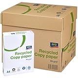 aro Recycling-Kopierpapier DIN A4, 80 g/m², grau, 100% Altpapier, 5 x 500 Blatt...