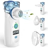 Nigecue Inhalationsgerät Tragbar Vernebler Set Geräuscharmes Inhalator...