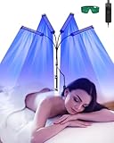 JITESY Solarium Für Zuhause,460NM&490NM Bräunungslampe,60W Blaues Licht...