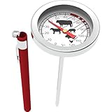 BROWIN® Analog Bratenthermometer mit Etui 100600 | 0-120 °C Grillthermometer |...