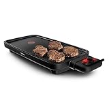 Tefal CB6428 Plancha Booster Tischgrill, 2200 W, extra große Grillfläche,...