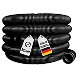 AquaOne Poolschlauch 32mm schwarz 1,5 Meter I Hochwertiger Pool Schlauch für...