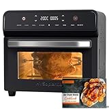 HYSapientia® 24L Heißluftfritteuse XXL mit LED-Touchscreen，8 Programme mini...