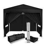 Kronenburg Faltpavillon wasserdicht Dachmaß 2 x 2 m UV Schutz 50+ Pavillon in...