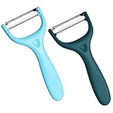 Vicloon Universalschäler Set,2 Stück Schäler für Obst Gemüse,...