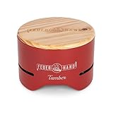 Petromax Tischgrill Tamber in Rot | Grillrost aus Emaille | Anti-Haft |...