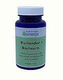 Koriander + Bärlauch, 60 Kps. Reinsubstanz ohne Zusatzstoffe, aus kontrolliert...