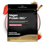 Protein Works | Vegan Protein 360 – GOLD Innovation, Erdbeer-Sahne, 16...