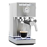 Klarstein Pausa Espressomaker, Siebträgermaschine mit 1350 Watt,...