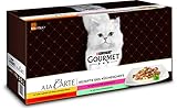 Gourmet Gourmet PURINA GOURMET A la Carte Katzenfutter nass, Sorten-Mix, 60er...