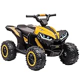 12 V Elektrisches Quad für Kinder, Elektroauto Kinder ATV mit Musik, Hupe,...