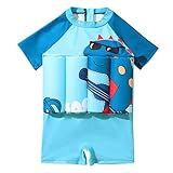 Jungen Schwimmender Badeanzug Dinosaurier Schwimmhilfe Kind Baby Einteiliger...