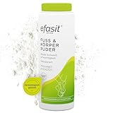 efasit Fuß & Körper Puder - Fußpuder gegen Schweißfüße und andere...