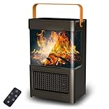 Heizlüfter Energiesparend, 2000W PTC Keramik Heizlüfte 80°Oszillierend Leise...