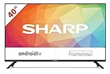 SHARP 40FG6EA Android Smart TV 102 cm (40 Zoll), Sprachsteuerung per Google...