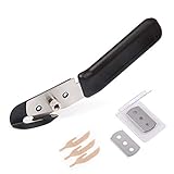 Winjun Professionelle Folienschneider Sicherheitsmesser mit Extra 3 STK. PTFE...