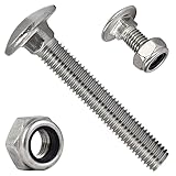 FASTON® Schlossschrauben mit Selbstsichernde Muttern M6x40 Vollgewinde (5...