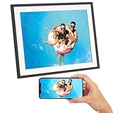 AGFA Photo – Digitaler Fotorahmen 17 Zoll Hohe Auflösung, mit Touchscreen,...