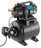 Gardena Hauswasserwerk 3700/4: Pumpe zur Hauswasserversorgung mit 19l Tank, EPDM...