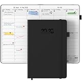JAYSOO® Terminplaner 2025 Wochenplaner 21x14.5cm Tageplan und Stundenplan, 12...