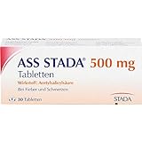 ASS STADA 500 mg Tabletten bei Fieber und Schmerzen, 30 St. Tabletten
