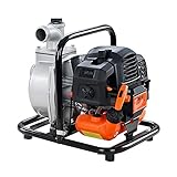 FUXTEC Benzin Wasserpumpe FX-WP143 mit 8.000 l Fördermenge und max....