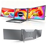 JHHBHV Laptop Bildschirm Erweiterung Triple Portable: 15.6' Laptop Screen...