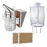 HunterBee Imkerei-Werkzeug-Set,Bienenstock-Räucher,Imker-Zubehör für...
