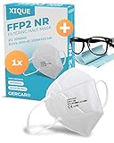 XIQUE FFP2 Maske CE zertifiziert Atemschutzmaske Mundschutz Schutz 5 Lagig - EN...