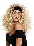 WIG ME UP - LM-153-ZA89/ZA88 Perücke Damen Karneval Stirnband lang gelockt...