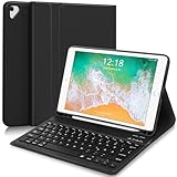 YUEJIDZ Tastatur Hülle für iPad 9.7 2018 (6. Generation)/5. Generation 2017,...