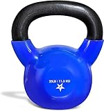 Yes4All KD6S 2-22kg Kettlebell/Kugelhantel aus Gusseisen mit Vinylbeschichtung...