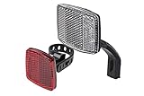 Fahrrad Reflektoren Set Front Rück Strahler Z-Flex Evo StVZO zugelassen rot...