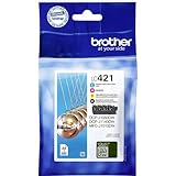 Brother Original LC-421VAL Tintenpatronen Value Pack für Brother DCP-J1050DW,...